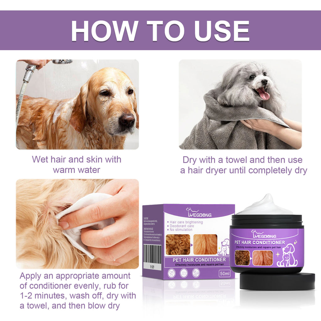 Pet Hair Conditioner – Smooth, Soft & Tangle-Free Coat